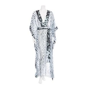 DIANE VON FURSTENBERG Printed Silk Maxi Dress
